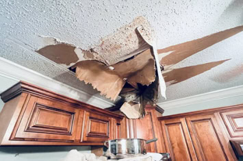 ceiling in need of repair