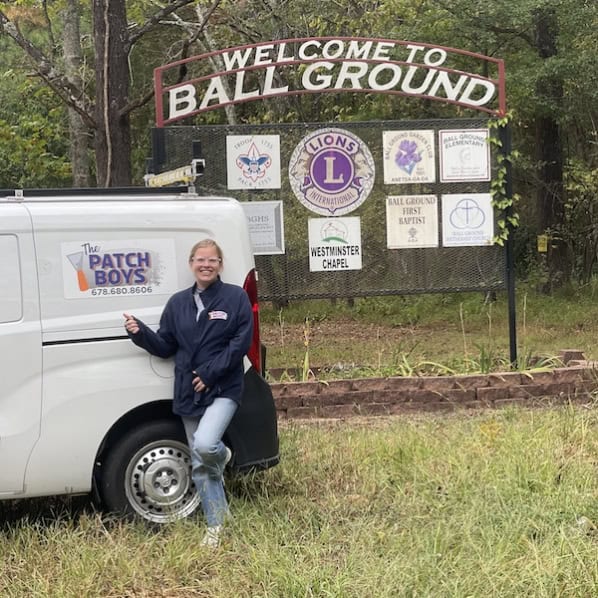 ball ground georgia sign