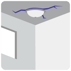 stress cracks icon
