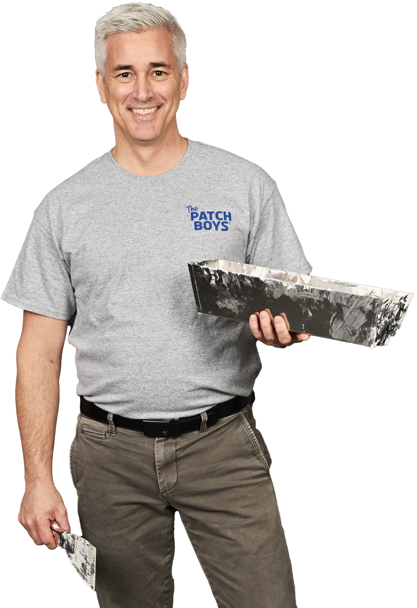 Tchnician holding container